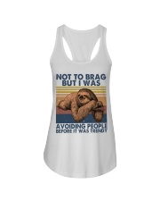 Not To Brag But I Was Ladies Flowy Tank thumbnail