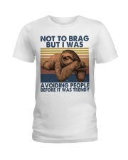 Not To Brag But I Was Ladies T-Shirt thumbnail