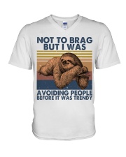 Not To Brag But I Was V-Neck T-Shirt thumbnail