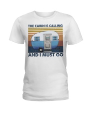 The Cabin Is Calling Ladies T-Shirt tile
