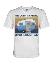 The Cabin Is Calling V-Neck T-Shirt tile