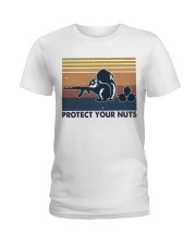 Protect Your Nuts Ladies T-Shirt thumbnail