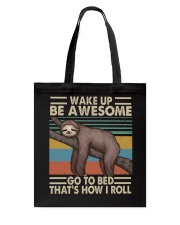 Wake Up Be Awesome Tote Bag tile