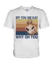Eff You See Kay V-Neck T-Shirt tile