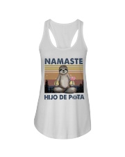 Namaste Hijo De Ladies Flowy Tank tile