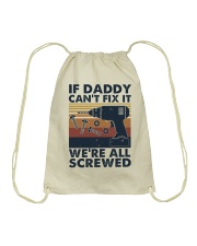 We Are All Screwed Drawstring Bag tile