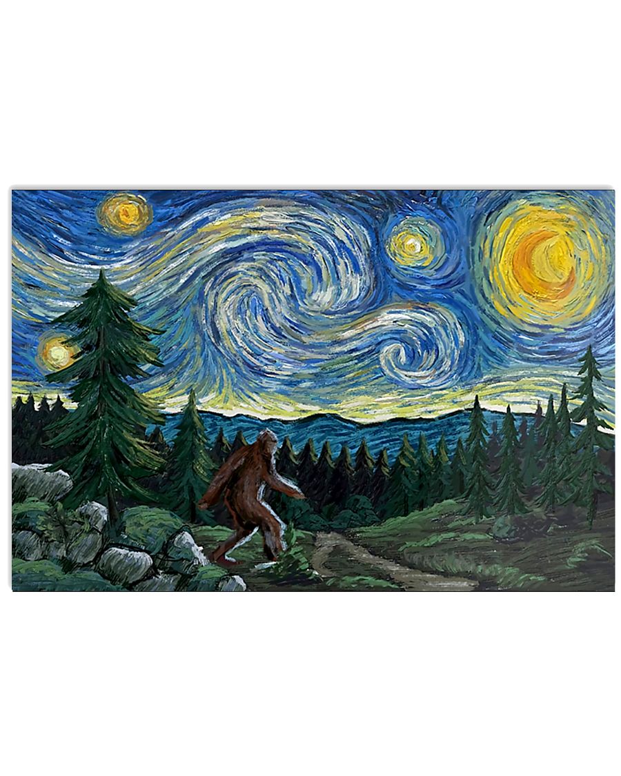 Believe Bigfoot 17x11 Poster
