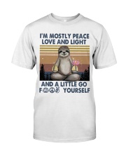 Im Mostly Peace Love Light Classic T-Shirt tile