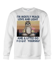 Im Mostly Peace Love Light Crewneck Sweatshirt tile