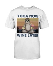 Yoga Now Wine Later Classic T-Shirt tile