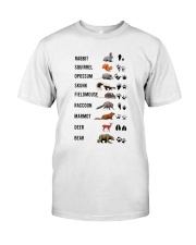 Woodland Animal Tracks Premium Fit Mens Tee tile