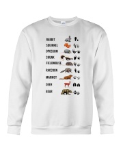 Woodland Animal Tracks Crewneck Sweatshirt tile