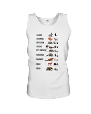 Woodland Animal Tracks Unisex Tank tile