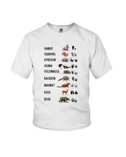 Woodland Animal Tracks Youth T-Shirt tile