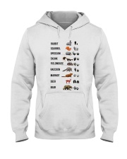 Woodland Animal Tracks Hooded Sweatshirt tile
