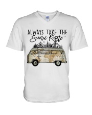 Always Take the Scenic Route V-Neck T-Shirt thumbnail