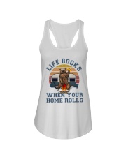 Life Rocks When Your Home Roll Ladies Flowy Tank thumbnail