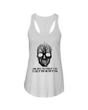And Into The Forest I Go Ladies Flowy Tank tile