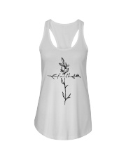 Cross Faith Flower Ladies Flowy Tank thumbnail