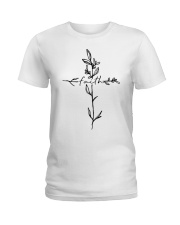 Cross Faith Flower Ladies T-Shirt thumbnail