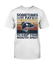 Keep Your Mouth Shut Classic T-Shirt tile