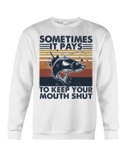 Keep Your Mouth Shut Crewneck Sweatshirt tile