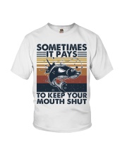Keep Your Mouth Shut Youth T-Shirt tile