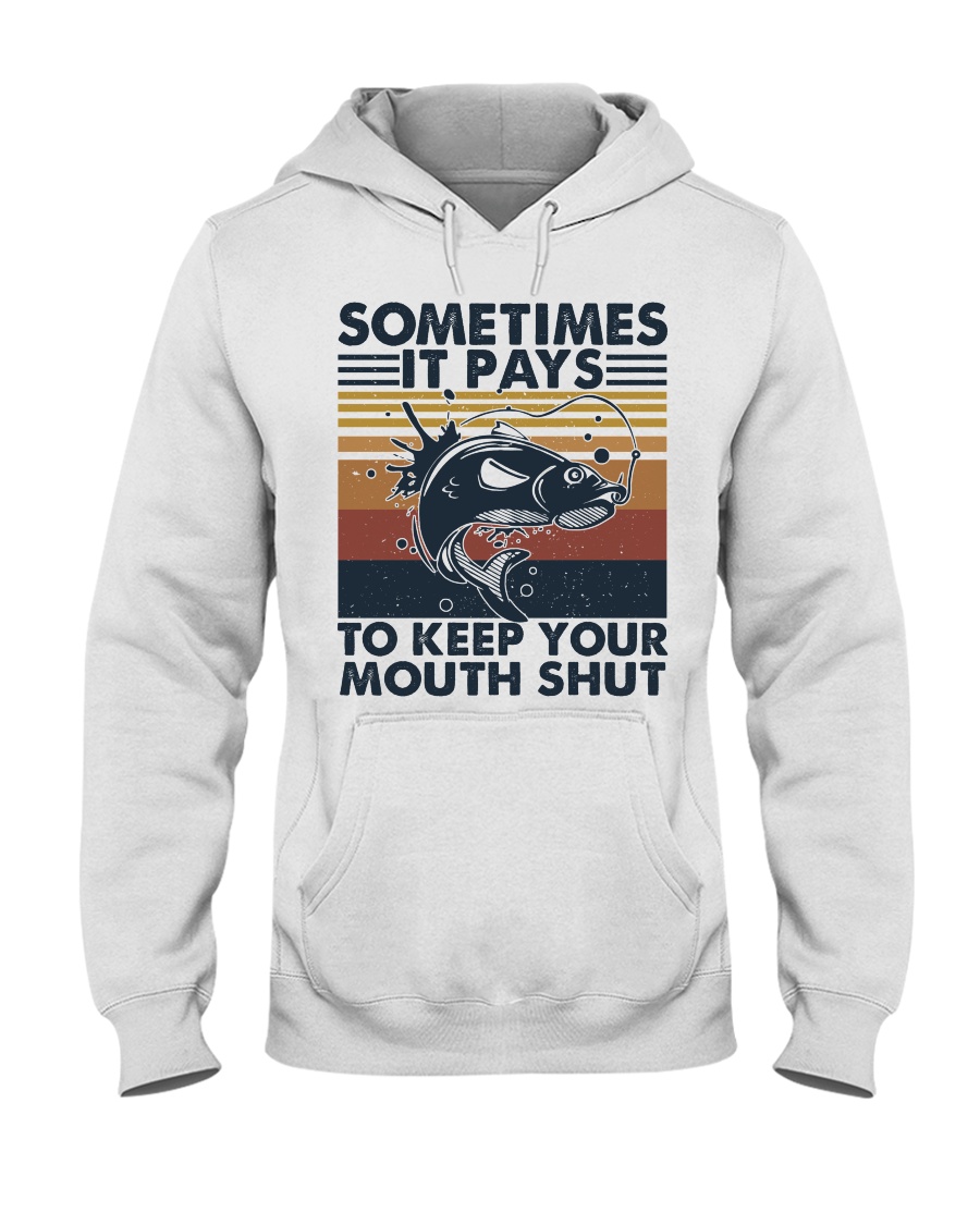 Keep Your Mouth Shut Hooded Sweatshirt