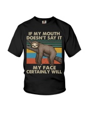 If My Mouth Doesnt Say It Youth T-Shirt thumbnail