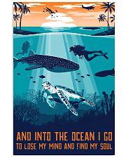 And Into The Ocean I Go 11x17 Poster front
