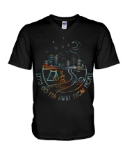 Lets Go Far Away V-Neck T-Shirt tile