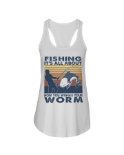 How You Wiggle Your Worm Ladies Flowy Tank tile