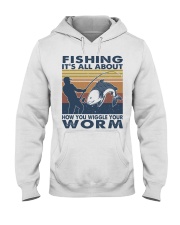 How You Wiggle Your Worm Hooded Sweatshirt front