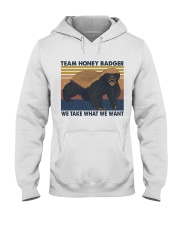 Team Honey Badger Hooded Sweatshirt front