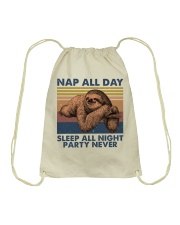 Nap All Day Drawstring Bag tile
