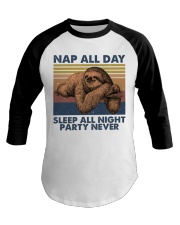 Nap All Day Baseball Tee tile