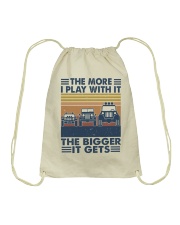 The More I Play Whit It Drawstring Bag tile