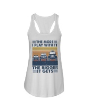 The More I Play Whit It Ladies Flowy Tank tile