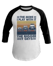The More I Play Whit It Baseball Tee tile