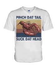 Pinch Dat Tail Funny Shirt V-Neck T-Shirt thumbnail