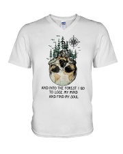 And Into The Forest I Go V-Neck T-Shirt thumbnail