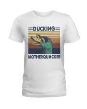Ducking Motherquacker Ladies T-Shirt tile