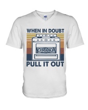 When In Doubt Pull It Out V-Neck T-Shirt thumbnail