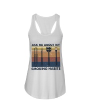 Ask Me About Ladies Flowy Tank tile