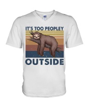 It Is Too Peopley V-Neck T-Shirt tile
