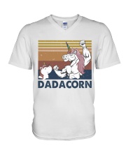 Dadacorn V-Neck T-Shirt tile