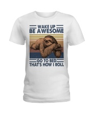 Wake Up Be Awesome Ladies T-Shirt thumbnail