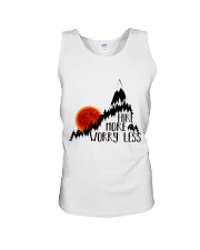 -Hike More Worry Less Unisex Tank tile