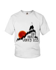 -Hike More Worry Less Youth T-Shirt tile