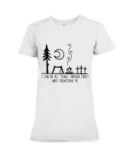 I Can DO All Things Premium Fit Ladies Tee tile